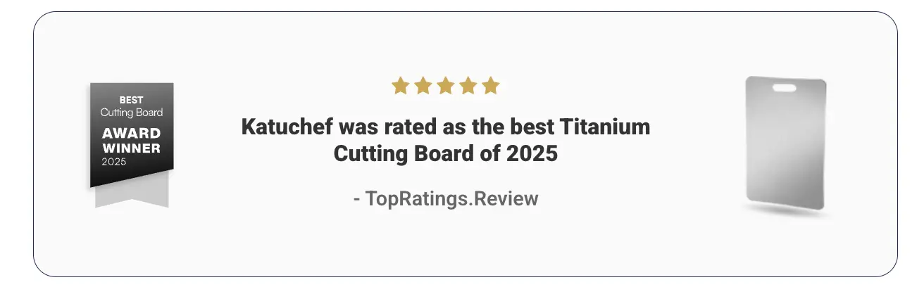 how katuchef titanium cutting board works